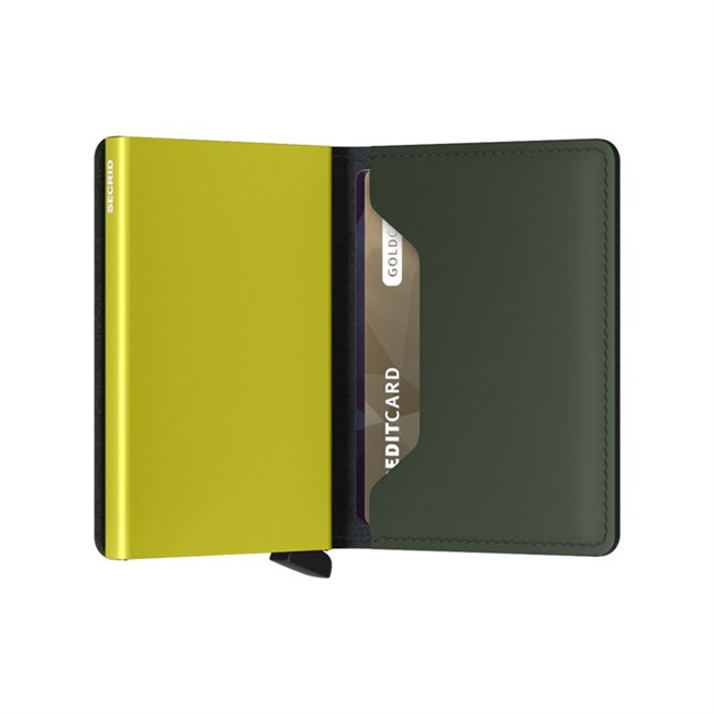 Secrid Slim Wallet Matte Green-Lime