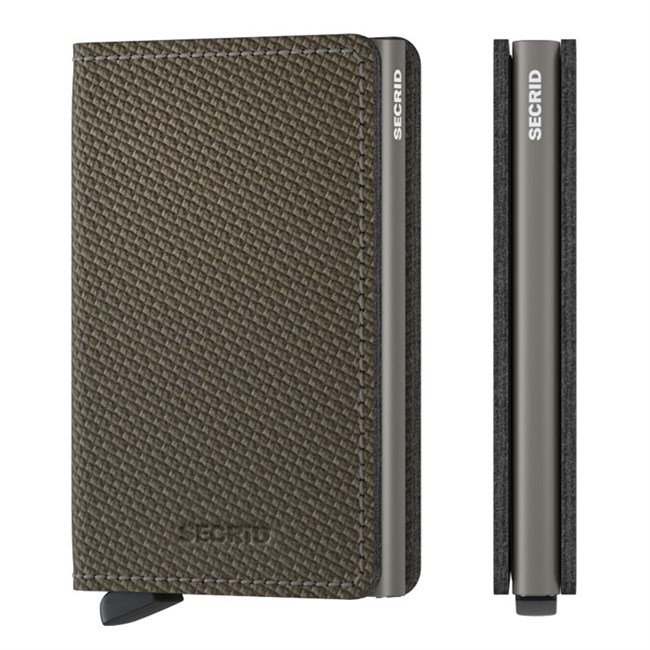 Secrid Slim Wallet Carbon Khaki