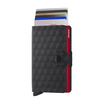 Secrid Mini Wallet Optical Black-Red