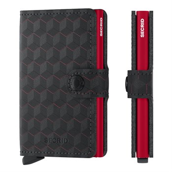 Secrid Mini Wallet Optical Black-Red