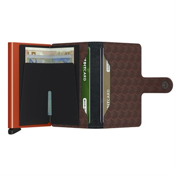 Secrid Mini Wallet Optical Brown-Orange