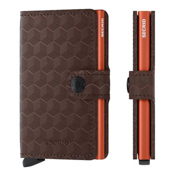 Secrid Mini Wallet Optical Brown-Orange