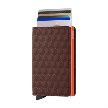 Secrid Slim Wallet Optical Brown Orange