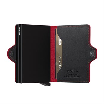 Secrid Twin Wallet Perforated Black-Red