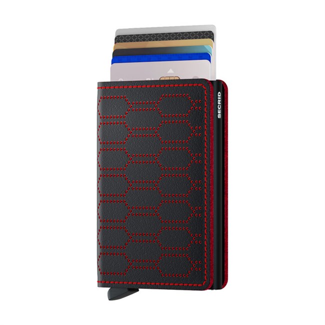 Secrid Slim Wallet Fuel Black & Red