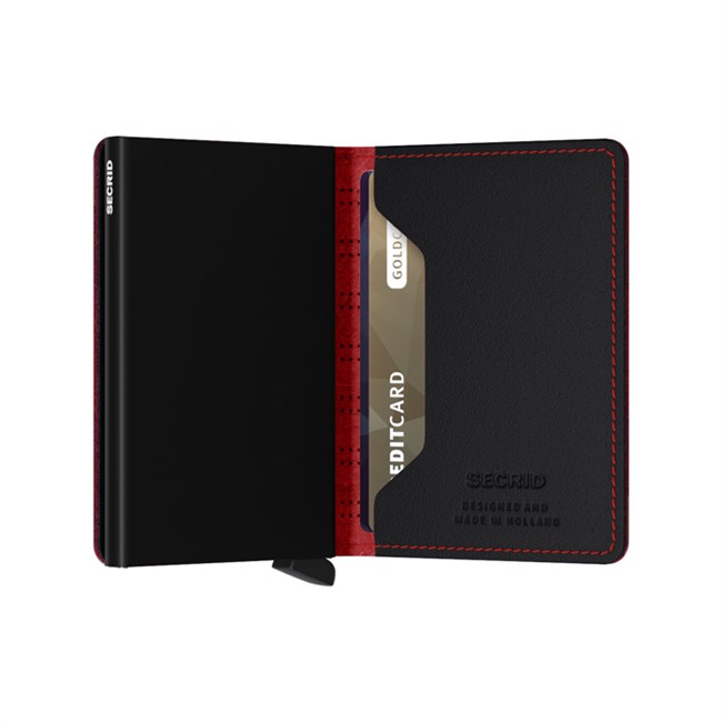 Secrid Slim Wallet Fuel Black & Red