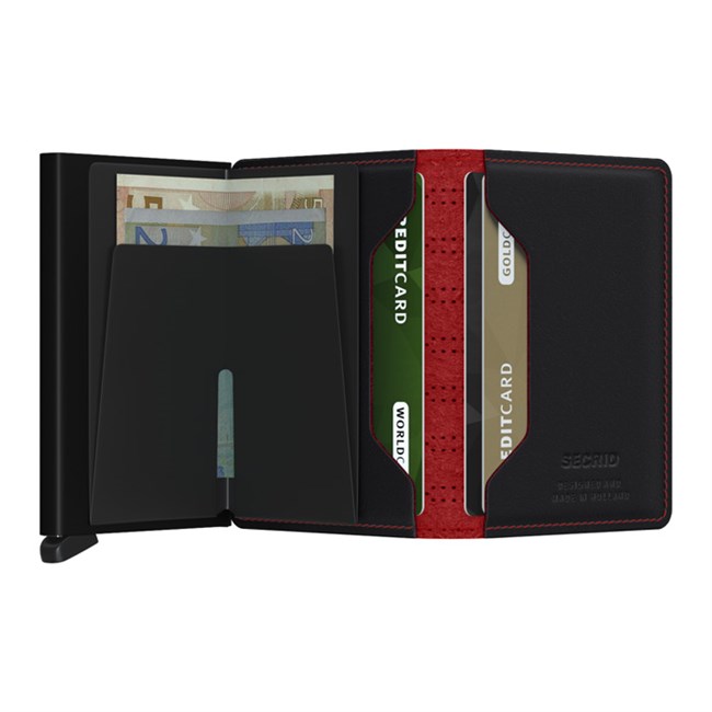 Secrid Slim Wallet Fuel Black & Red