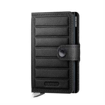 Premium Secrid Miniwallet Emboss Lines Black