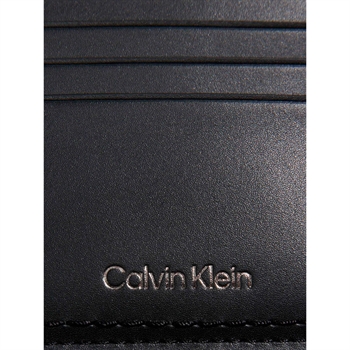 Calvin Klein Duo Stitch kortholder Sort Læder