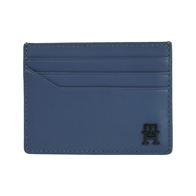 Tommy Hilfiger Moderne Kortholder Læder Blå