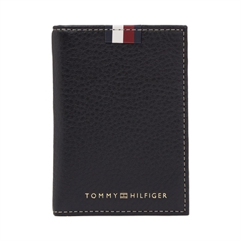 Tommy Hilfiger Corp Læder Kortholder Sort