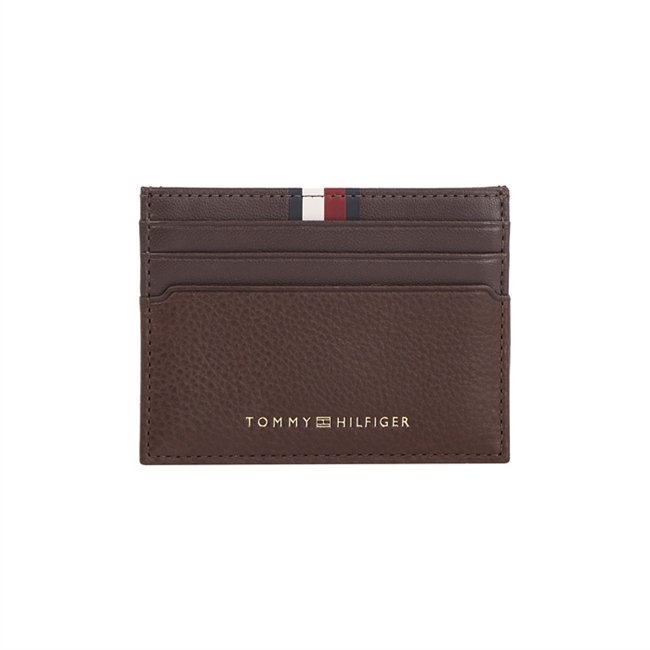 Tommy Hilfiger Corp Mini Kortholder brun forside