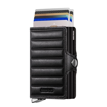 Secrid Premium Twin Wallet Emboss Lines Black