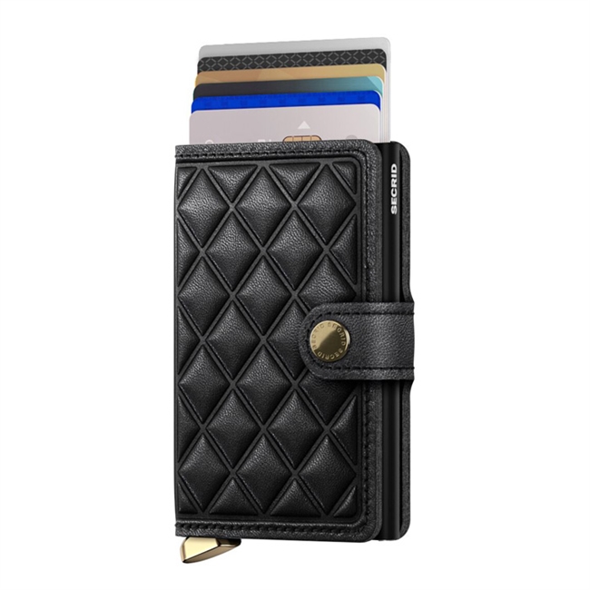 Secrid Premium Mini Wallet Emboss Diamond Black