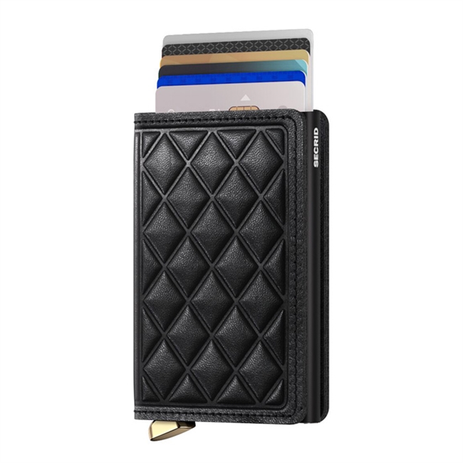 Secrid Premium Slim Wallet Emboss Diamond Black