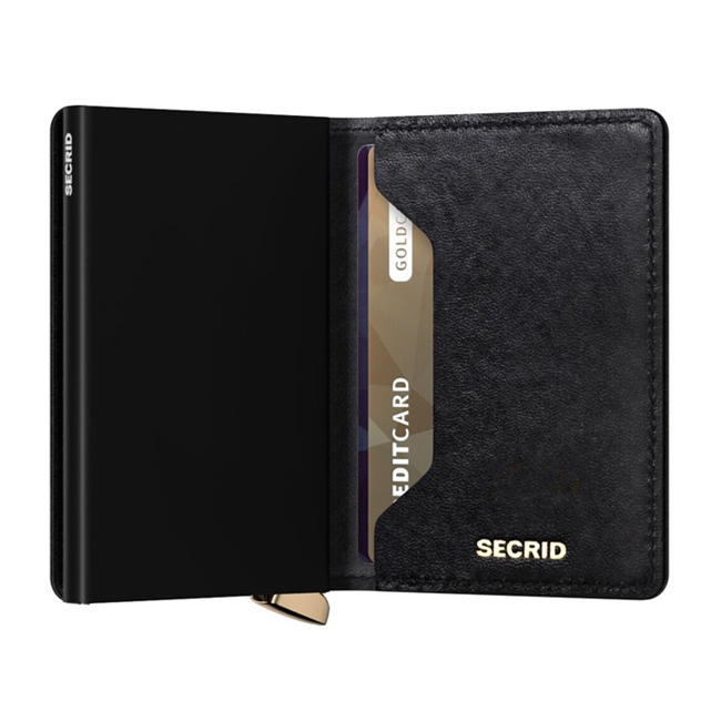 Secrid Premium Slim Wallet Emboss Diamond Black