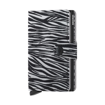 Fræk zebra design Miniwallet fra Secrid.