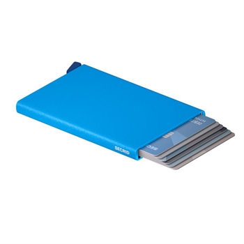 Kraftig blå cardprotector fra Secrid