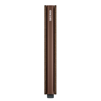 Smart SlimWallet fra Secrid i farven Chocolate