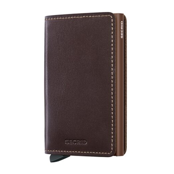 Smart SlimWallet fra Secrid i farven Chocolate