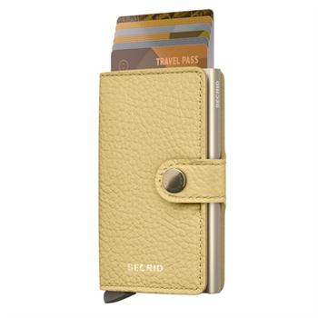 Pebble Butter Yellow MiniWallet fra Secrid