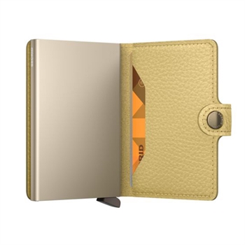 Pebble Butter Yellow MiniWallet fra Secrid