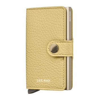 Pebble Butter Yellow MiniWallet fra Secrid
