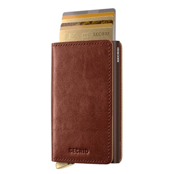 Basco SlimWallet i Whiskey fra Secrid