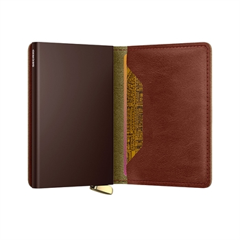 Basco SlimWallet i Whiskey fra Secrid