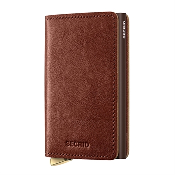 Basco SlimWallet i Whiskey fra Secrid