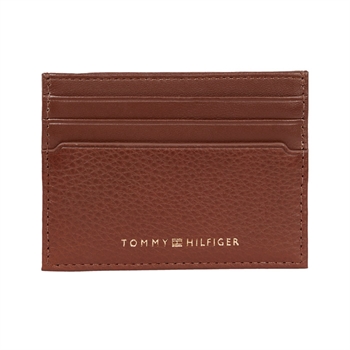 Lækker lille brun korthilder med logo fra Tommy Hilfiger.​​​​​​​