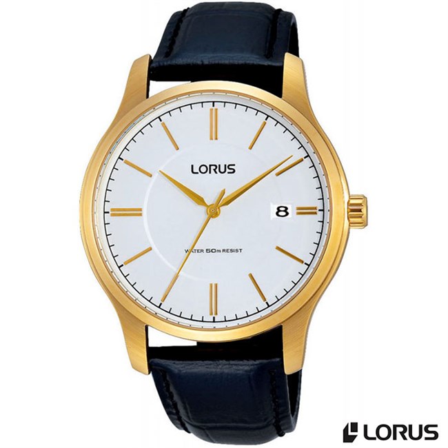 LORUS Herre Ur Guld & Hvid RS966BX9