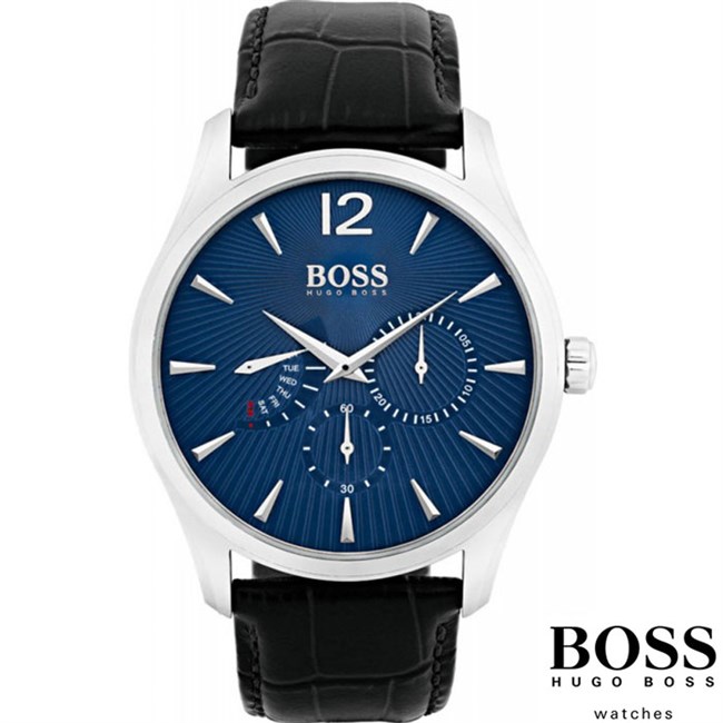 Hugo Boss Herreur Steel & Blue