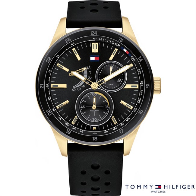 Tommy Hilfiger Ur Austin Guld Duble & Sort