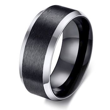 Ring Matte Black & Steel