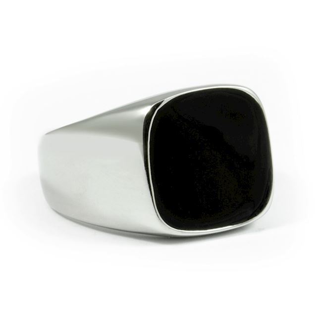 Herre Ring Steel & Black