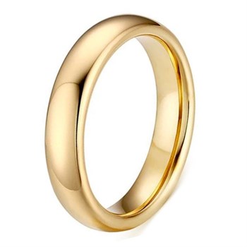 Ring Tungsten Classic Gold 4mm