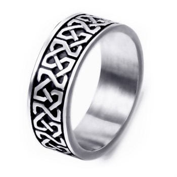 Ring Celtic Viking Steel
