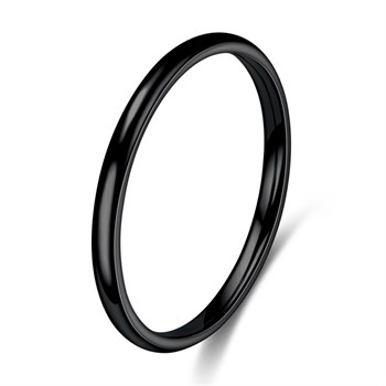 Ring Classic Black 2mm