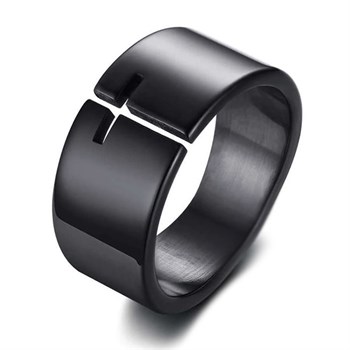 Ring Kors Black Steel Air