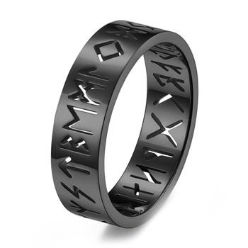 Ring Runes Sharp & Black Design