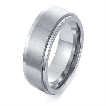 Ring Steel Blank & Mat Slebet Spin Design