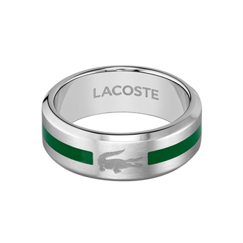 Lacoste Baseline Stribet Stål Ring