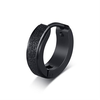 Ørering til Mænd Sort Rå