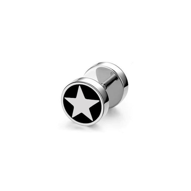 Stud Ørering Steel Star 8 mm