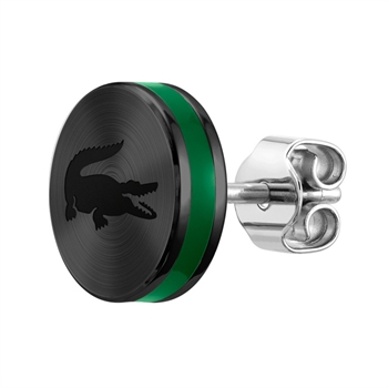 Lacoste Baseline Stål Stud Ørestik Sort
