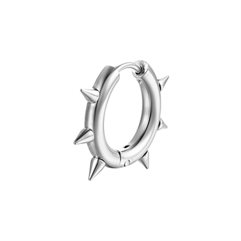 Ørering Classic Spike Sølvtonet