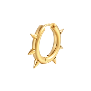 Ørering Classic Spike Guldtonet