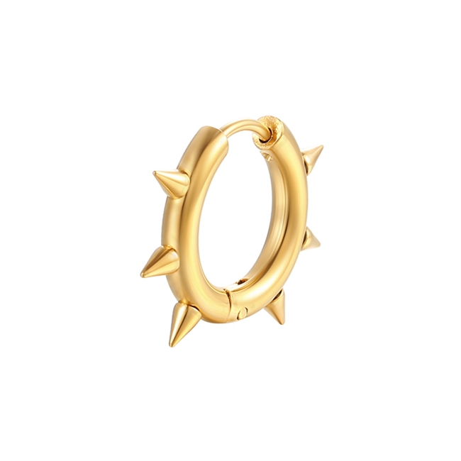 Ørering Classic Spike Guldtonet