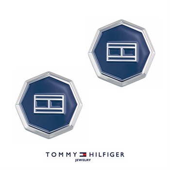 Tommy Hilfiger Manchetknapper Blå med Logo